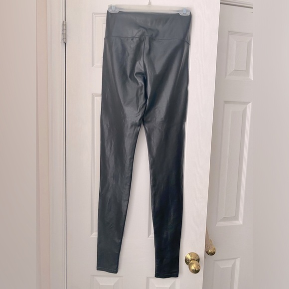 Aritzia Black Pleather Leggings - Picture 1 of 5
